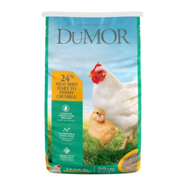 DuMOR Meat Bird Crumbled Poultry Feed