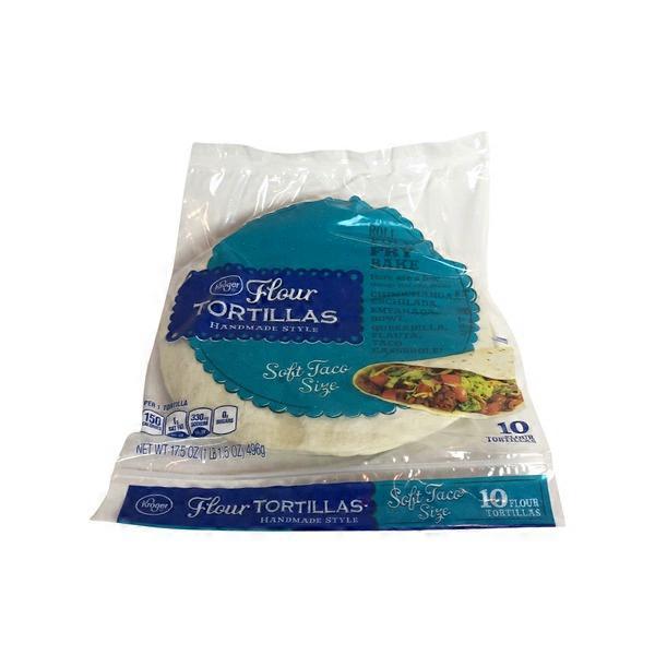 Kroger Handmade Style Flour Tortillas (10 ct) from FoodsCo Instacart