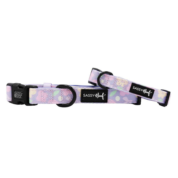 Sassy Woof Fleur de Sass Dog Collar, Small