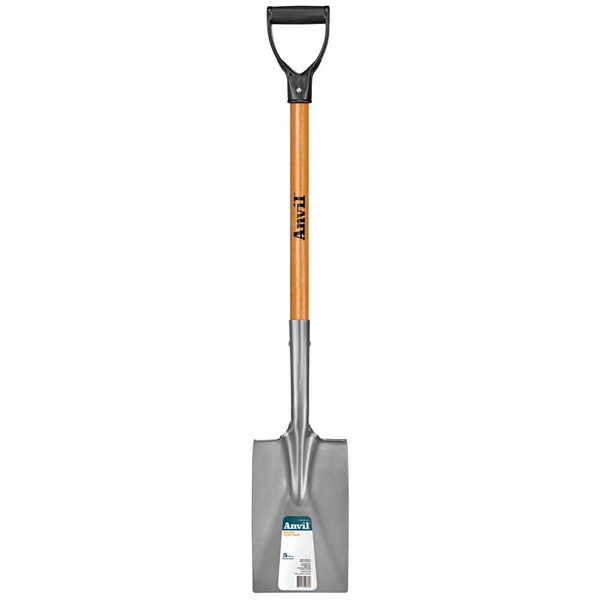Anvil 28 In. D-grip Short Wood Handle Garden Spade