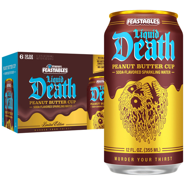 Liquid Death Liquid Death Feastables Peanut Butter Cup Sparkling Water — product image