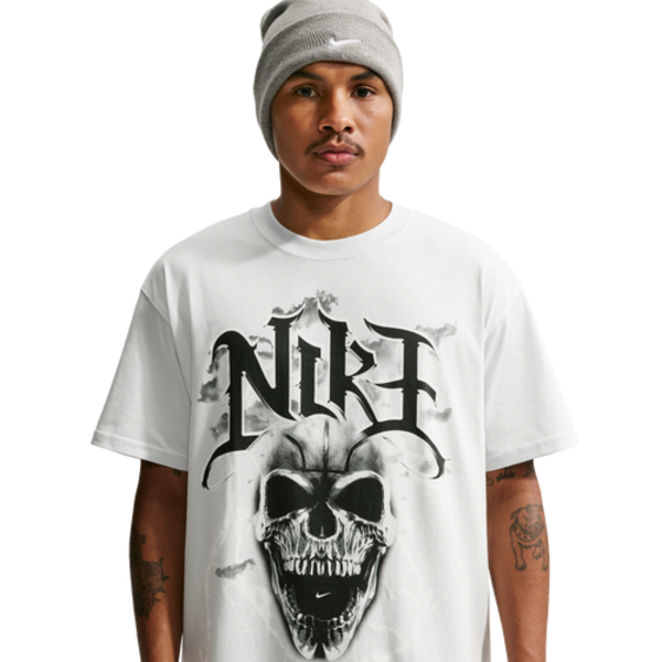 Nike Men's Max90 Skull Graphic T-Shirt, XL - Off White