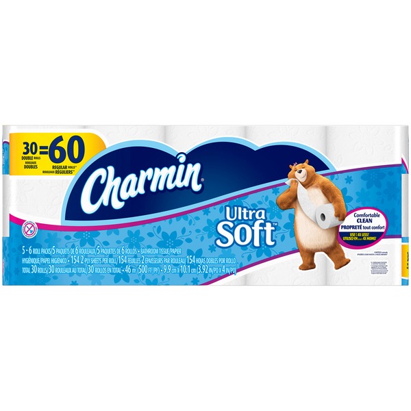 Charmin Ultra Soft Toilet Paper (30 ct) Instacart