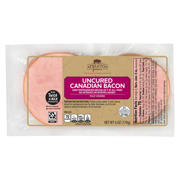 Appleton Farms Canadian Bacon