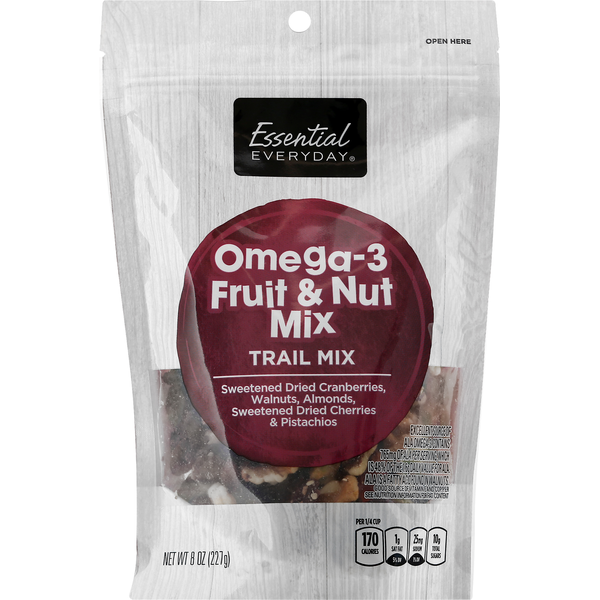 Essential Everyday Trail Mix, Fruit & Nut, Omega3 (8 oz) Instacart
