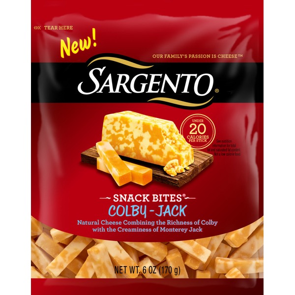 Sargento® Snack Bites® ColbyJack Natural Cheese (6 oz) from Safeway Instacart