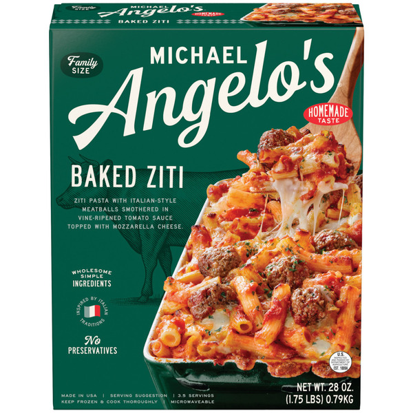 Michael Angelo's Baked Ziti Frozen