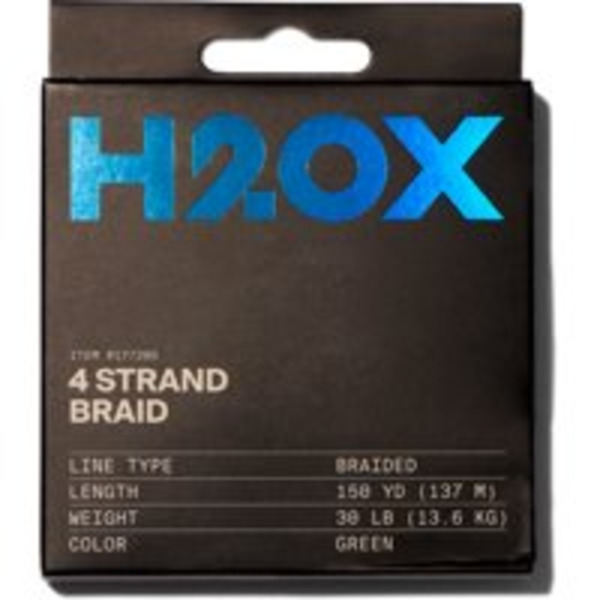 H2OX 4-Carrier Braided Fishing Line, 15 lb Test Filler Spool