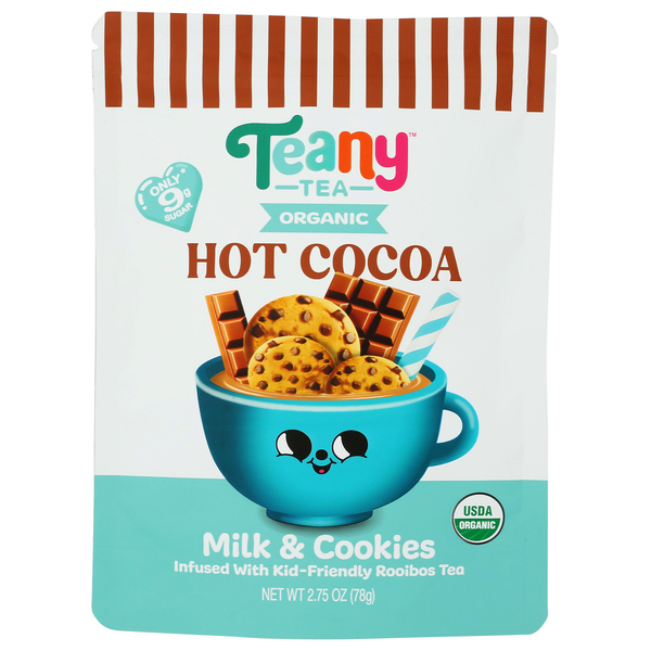 Teany Tea Organic Milk & Cookies Hot Cocoa Same-Day Delivery or