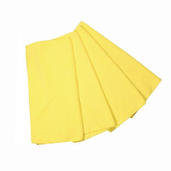 ACA - Yellow Microfiber Knuckle Buster Towels - 12 ct