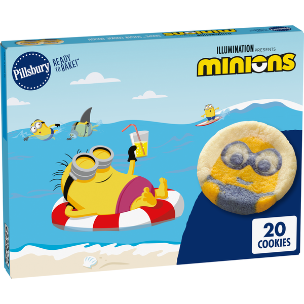 Pillsbury Ready to Bake Minions Shape Sugar Cookie Dough Same-Day