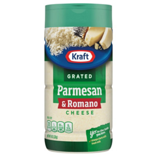 Kraft Grated Parmesan & Romano Cheese Shaker Bottle