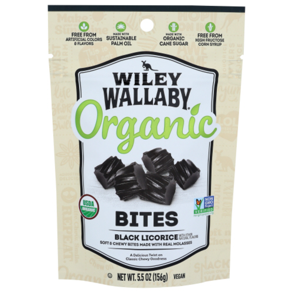 Wiley Wallaby Organic Black Licorice Bites Same-Day Delivery or