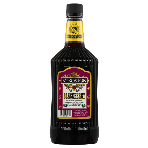 Mr. Boston Blackberry Brandy, 70 Proof Same-Day Delivery or Pickup