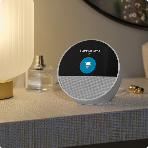 Enlarge Alternative view of Amazon Alexa, Echo Spot (opens in a new tab)