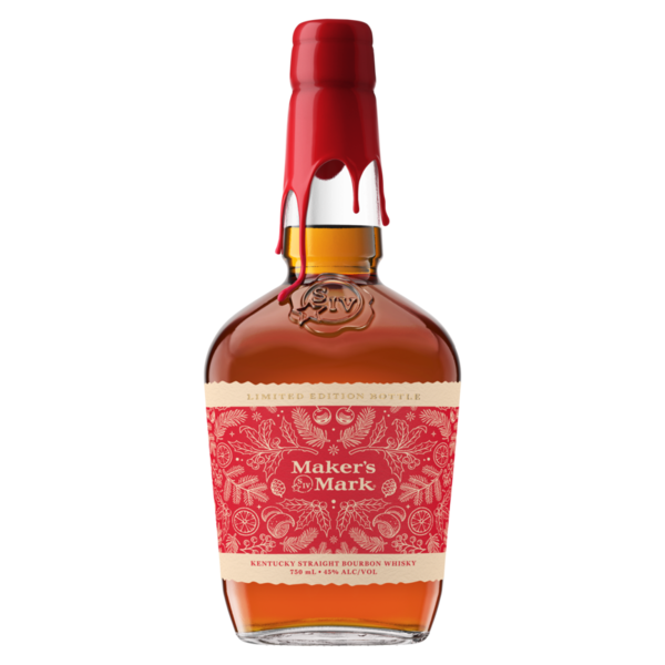 Maker'sMark 700ml×4、Ao 碧 350ml×1 Maker's Mark Bourbon Whisky Holiday Edition Same-Day Delivery