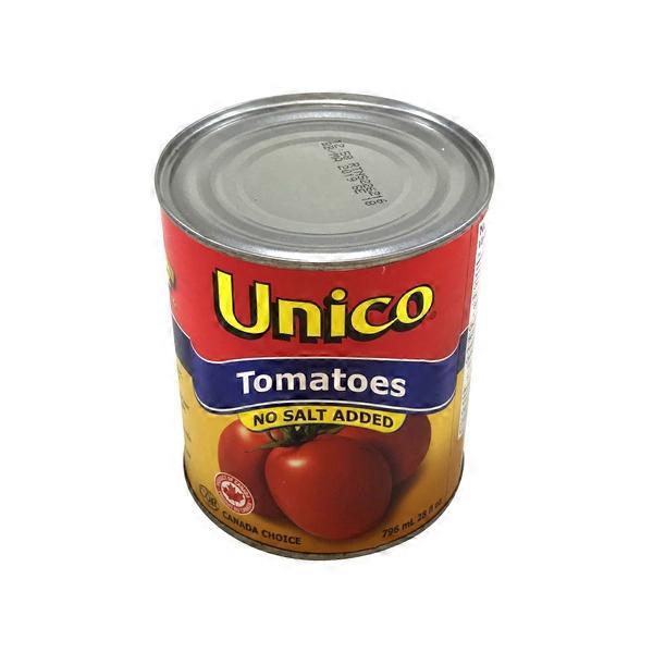 Unico No Salt Added Tomatoes (796 ml) Instacart