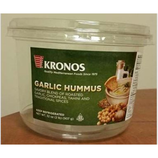 Kronos Foods Inc - Roasted Garlic Hummus - 32 oz