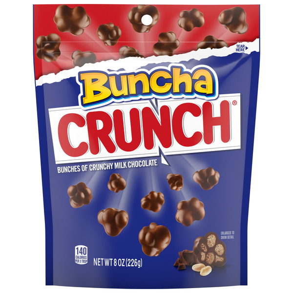 Crunch Buncha CRUNCH Milk Chocolate and Crisped Rice, Resealable