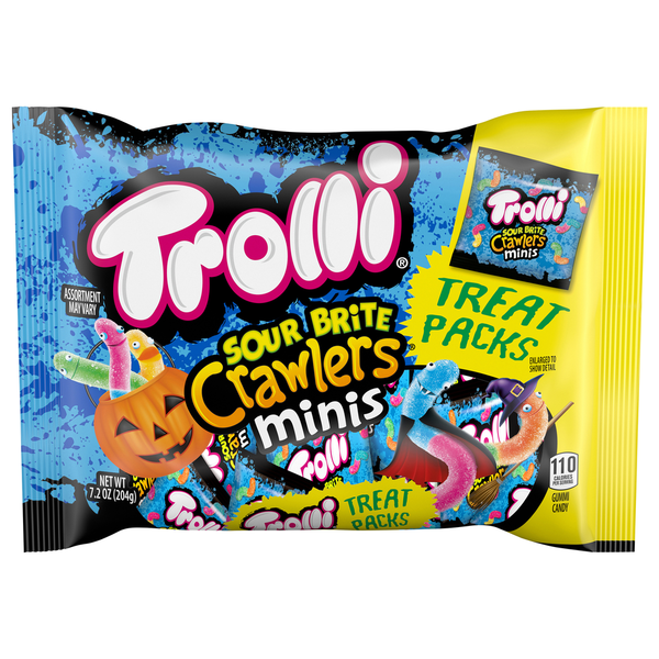 Trolli Assorted Minis Crawlers Treat Packs Same-Day Delivery or