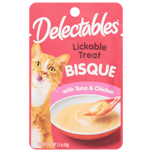 Delectables Lickable Treat Bisque with Tuna & Chicken