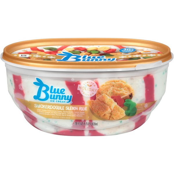 Blue Bunny Snickerdoodle Sleigh Ride