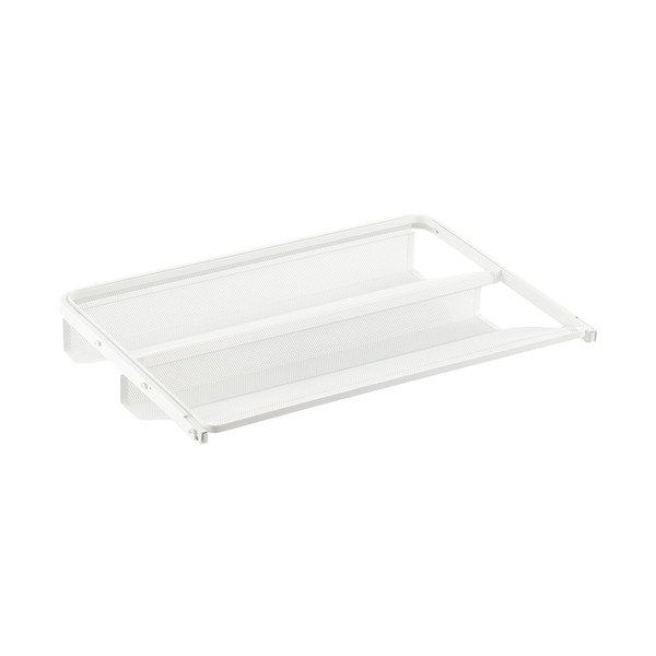 Elfa 2' White Mesh Gliding Shoe Shelf