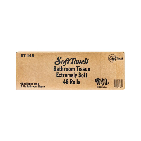 Soft Touch - #ST448 2-Ply Bathroom Tissue - 48 Ct Pack