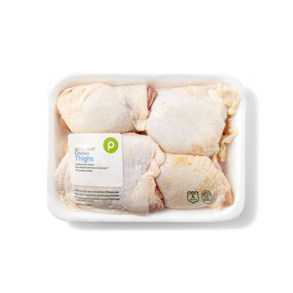 Publix Chicken Thighs, USDA Grade A, Vegetable Fed