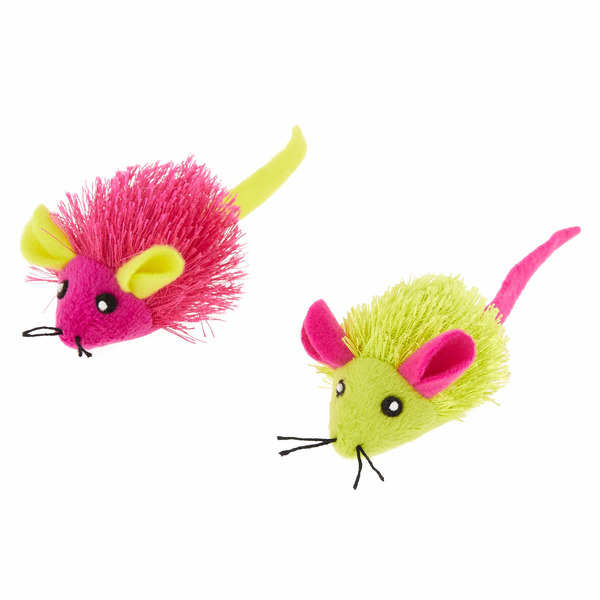 Whisker City Silverfrenzy Fuzzy Mice Cat Toys