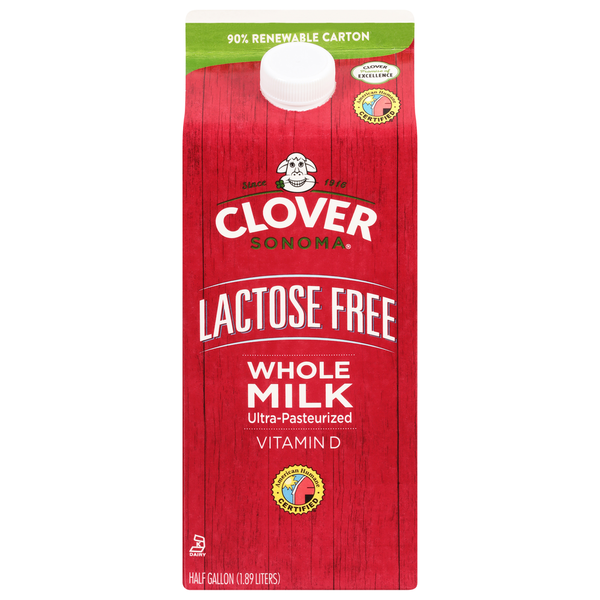 Clover Sonoma Lactose Free Whole Milk Same-Day Delivery or Pickup