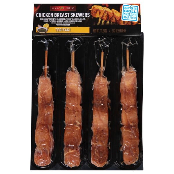 Marcangelo Teriyaki Chicken Breast Skewers