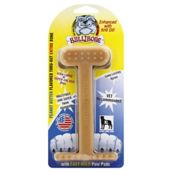 Bullibone Paw Pads, Peanut Butter Flavored, XL