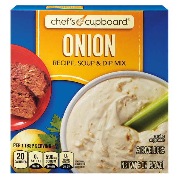 Chef's Cupboard Onion Recipe Soup or Dip Mix Same-Day Delivery or
