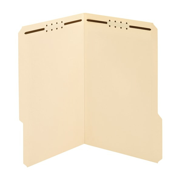 Pendaflex FM313 Legal Manila 2 Fasteners 1/3 Cut Tabs Fastener Folders