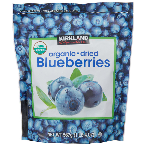 Organic Dried Blueberries, 20 oz