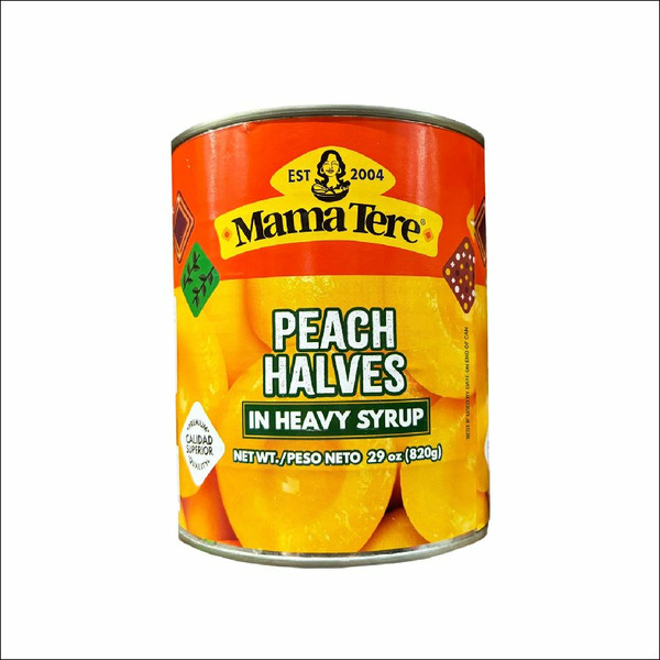 Mama Tere Peach Halves In Heavy Syrup Same-Day Delivery | Food Bazaar