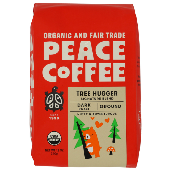 Peace Coffee Organic Tree Hugger Ground
