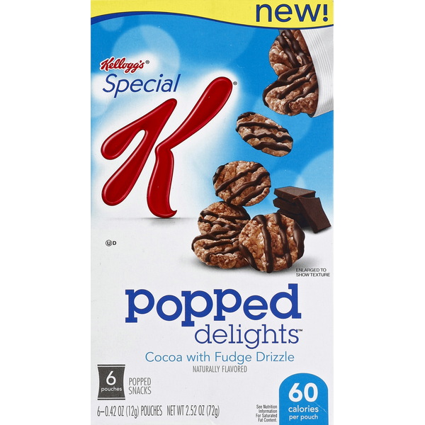 Kellogg's Special K Popped Delights, Cocoa with Fudge Drizzle Same