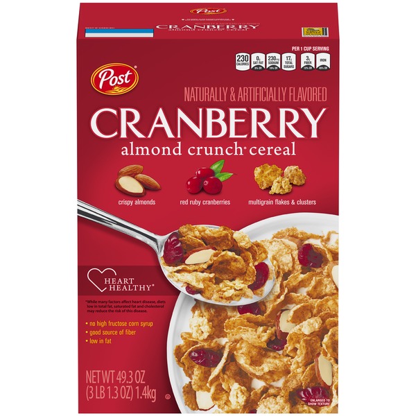 Post Cranberry Cereal (49.3 oz) Instacart