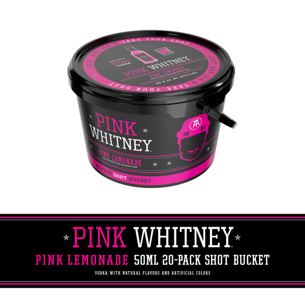 New Amsterdam Pink Whitney Lemonade Flavored Vodka 20 Pack Bucket