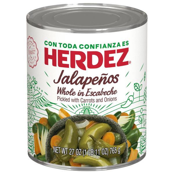 HERDEZ Whole Jalapeno , 27 OZ