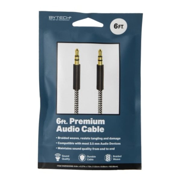 Bytech Braided Audio Cable