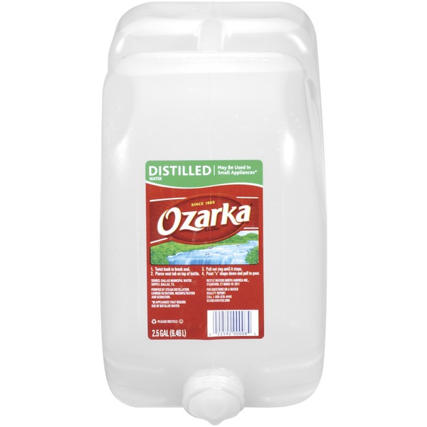 Ozarka Distilled Water (2.5 gal) from Kroger Instacart