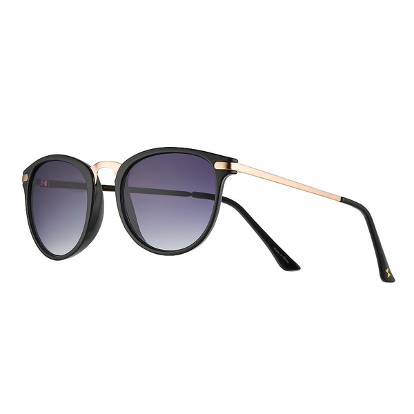 LC Lauren Conrad Women's Round Sunglasses - Black & Rose