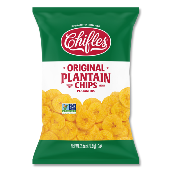 Plantain Chips, Regular - 2.5 Oz