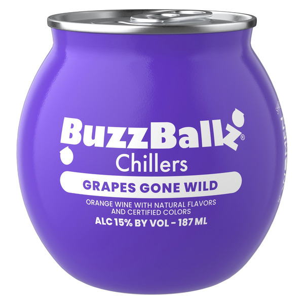 BuzzBallz Grapes Gone Wild Chillers, 187ml 30 Proof Same-Day