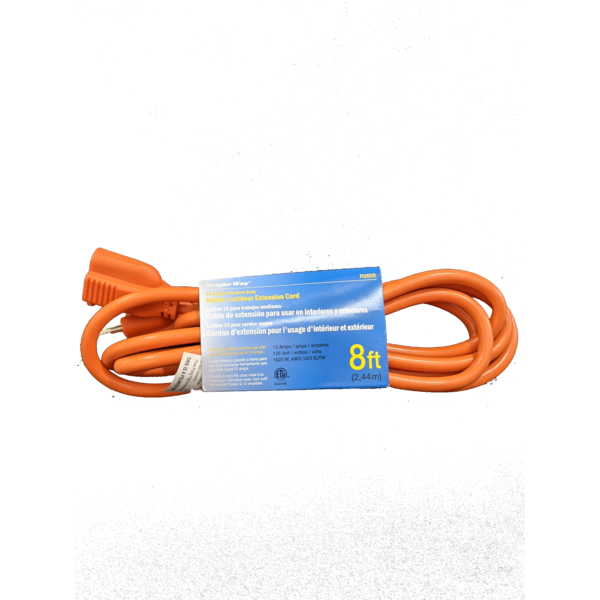 Bw 8' Medium Duty Extension Cord Same-Day Delivery or Pickup