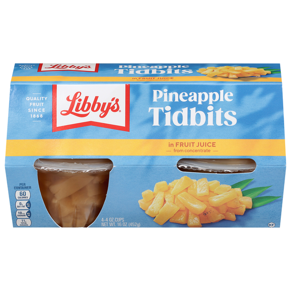 Libby's Pineapple Tidbits in Fruit Juice Same-Day Delivery