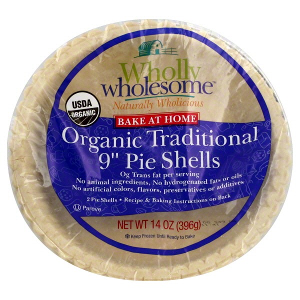 Wholly Wholesome Organic Traditional Pie Shells, 9" from Whole Foods